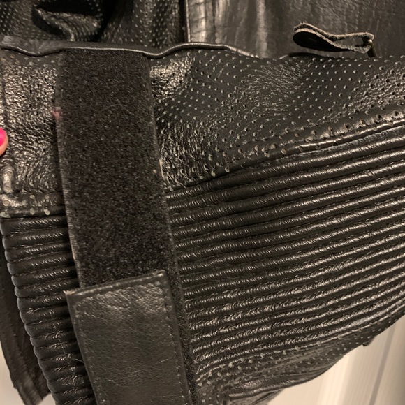 Women’s Armored Leather Jacket Zip-out Liner Heavy - Picture 9 of 11